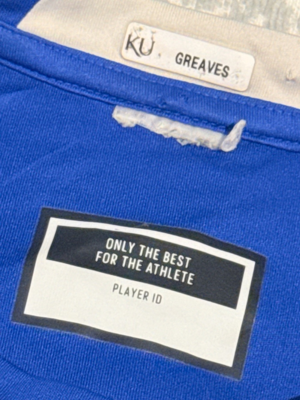 **NFS**

Adidas Kansas Jayhawks Player Issued Football Shirt